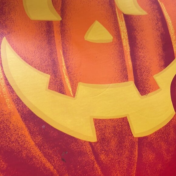 Set of 6 Linens-n-Things Spooky Lantern Pumpkin Jack-o'-lantern Table Placemats - Picture 10 of 14